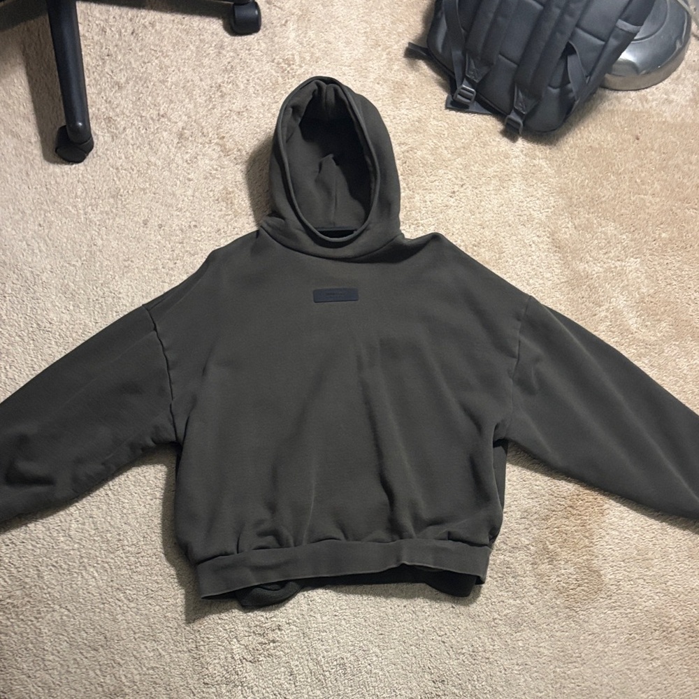 Men's Fear of God Essentials Pullover Hoodie 'Ink'